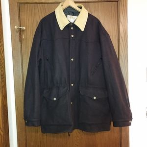 Schaefer Outfitter Black Wool Blend Cattle Baron Drifter Coat size XL